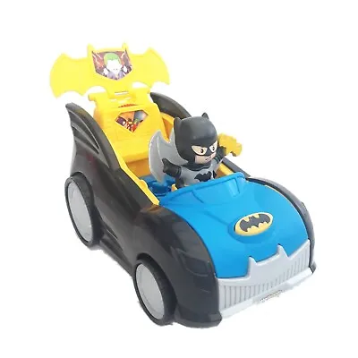 Buy DC Super Friends Fisher-Price Little People 2-in-1 Batmobile Vehicle Set • 14.99£