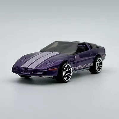 Buy Hot Wheels '80s Corvette Metalflake Purple Metal Body & Base 2013 1:64 Diecast • 4.99£