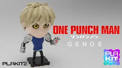 Buy One Punch Man GENOS (PlaKit2 Series) FunResin Pop!! RESIN Action Figures • 20.56£