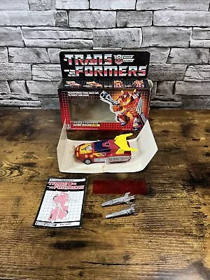 Buy Transformers G1 Hot Rod Autobot Figure 100% Complete Boxed 1986 • 69.99£