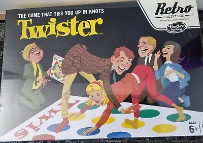 Buy TWISTER RETRO SERIES TWISTER 1966 EDITION BY HASBRO GAMING - New & Sealed • 15£