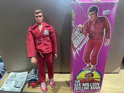 Buy Six Million Dollar Man Action Figure Box By Denys Fisher Kenner ORIGINAL • 189.99£