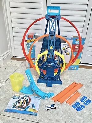 Buy Hot Wheels Track Builder Unlimited Triple Loop Kit | Excellent Condition • 24.99£