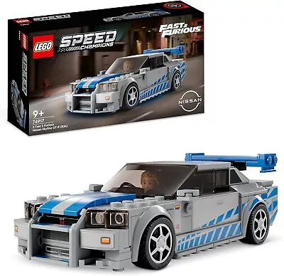 Buy LEGO 76917 Speed Champions 2 Fast 2 Furious Nissan Skyline GT-R (R34) Race Car • 14.49£