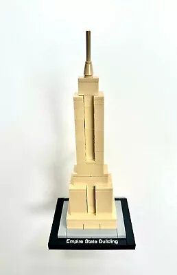 Buy LEGO Architecture: Empire State Building (21002) New Parts Inc Printed Nameplate • 25.99£