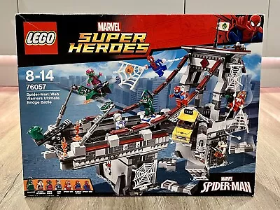 Buy LEGO MARVEL 76057 SPIDER-MAN Web Warriors Ultimate Bridge Battle RARE NISB • 99.99£