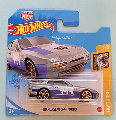 Buy Hot Wheels. '89 Porsche 944 Turbo. New Collectable Toy Model Car. HW Turbo.  • 4£