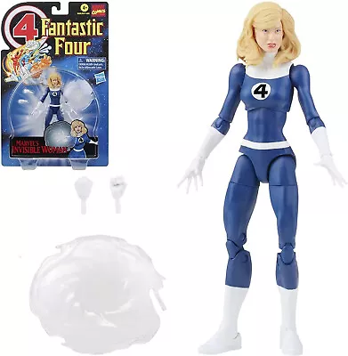 Buy Marvel Hasbro Legends Series Retro Fantastic Four Marvel's Invisible Woman 6-inc • 29.99£