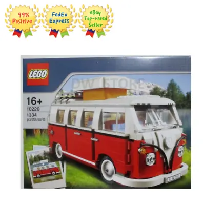 Buy Lego 10220 Volkswagen T1 Camper Van New Sealed Express • 173.51£