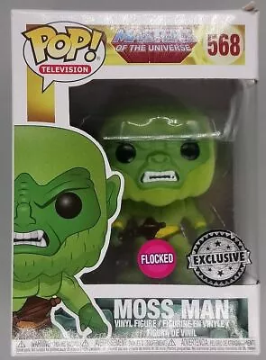 Buy Funko POP #568 Moss Man Flocked Masters Of The Universe Damaged Box + Protector • 26.99£
