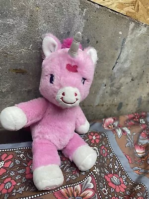 Buy Build-a-bear Small Fry Pink Heart Unicorn Soft Toy Plush • 9.85£
