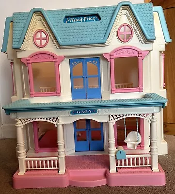 Buy Vintage Rare Fisher Price Loving Family Dream Dollhouse 1993 Lots Of Extras. • 39.99£