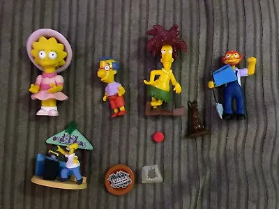 Buy Simpsons  Figurines Plus Accessories Willie, Sideshow Bob, Lisa, Millhouse • 14.95£