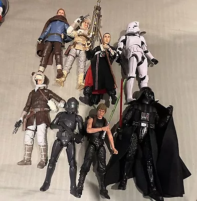 Buy Star Wars The Black Series Darth Vader Luke Skywalker Obi wanElite Squad Trooper • 21£