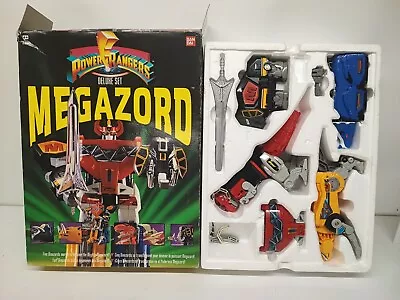 Buy Vintage 1993 MMPR Mighty Morphin Power Rangers Deluxe Megazord Robot Boxed 2260 • 109.99£