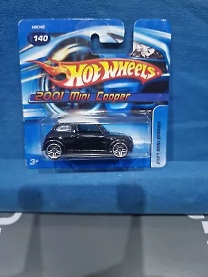 Buy Hot Wheels 2001 Mini Copper Black 1:64 Scale Stunning On Card • 6.99£