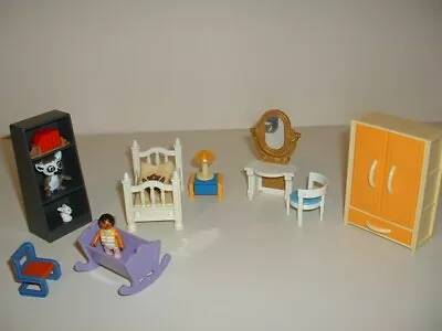 Buy Playmobil Mansion Dolls House Children's Bedroom Furniture Set. • 8.50£