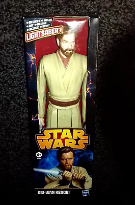 Buy Star Wars Obi-Wan Kenobi 12 Inch Action Figure Hasbro 2012 NEW • 25£