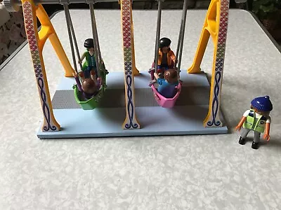 Buy Playmobil Swing Boats With 5 People,vgc. • 7.50£