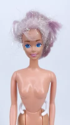 Buy Vintage 1993 Magical Hair Mermaid Barbie Doll Mattel Lilac Purple Hair • 30.75£