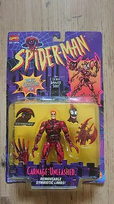 Buy Toy Biz Marvel Spider-Man Carnage Figure • 30£