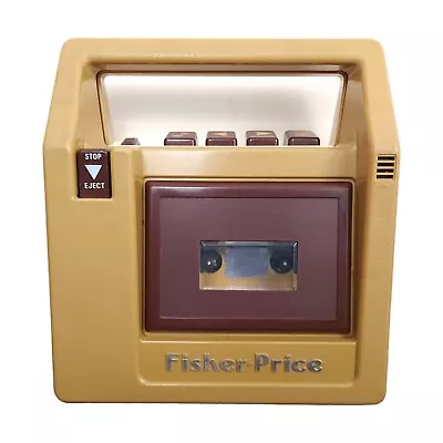 Buy Fisher Price Vintage 1980s Brown Cassette Tape Player Recorder Working • 20£