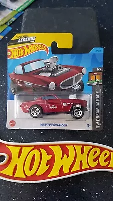 Buy Hot Wheels ~ Volvo P1800 Gasser, Metallic Red, S/Card.  More NEW HW's Listed!! • 3.39£