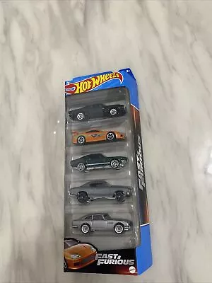 Buy Hot Wheels Fast & Furious 5 Pack With Orange Toyota Supra • 1.20£