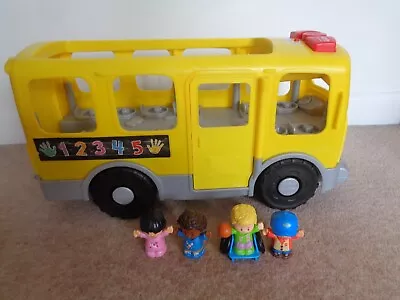 Buy Fisher-Price Little People Big Yellow School Bus Lights & Sound • 14£