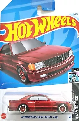 Buy Hot Wheels 2024 '89 Mercedes 560 Sec Amg Super Treasure Hunt Free Boxed Shipping • 99.99£