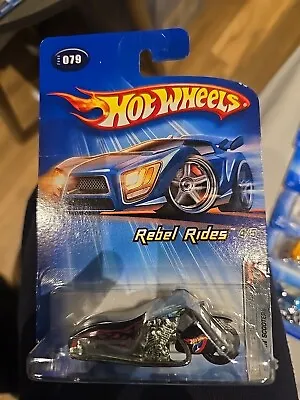 Buy 2005 Hot Wheels Rebel Rides Scorchin' Scooter Motorcycle MOSC New Sealed • 2.99£