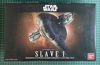 Buy Star Wars : Slave I 1/144 Scale Model Kit By Bandai (Boba Fett) • 95£
