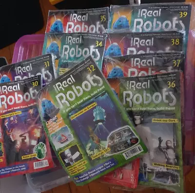 Buy Ultimate Real Robots Magazine New Unopened With Parts 9 ISSUES 30 To 39 • 26£