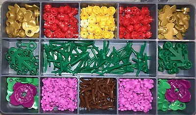 Buy LEGO 287x Flower Studs, Plants, Twigs & Leaves - Garden Assortment • 10.49£