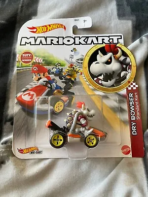 Buy Hot Wheels Mario Kart “DRY BOWSER” Collectible Diecast Figures Brand New • 60£