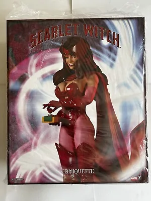 Buy SIDESHOW SCARLET WITCH & VISION Comiquette Figure Statue Marvel Comics*RARE*NEW* • 599£