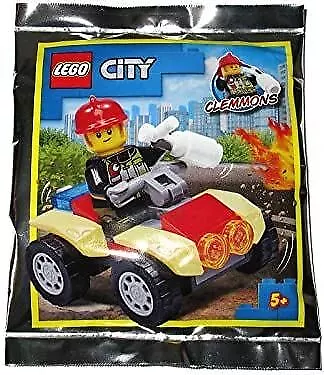 Buy CITY LEGO Polybag Set 952009 Clemmons Fireman W Fire Quad Vehicle Foil Pack Set • 5.95£
