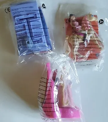 Buy 2002 Burger King Uk - Barbie - Complete Set Of 3 Toys Mint In Package. • 9.99£