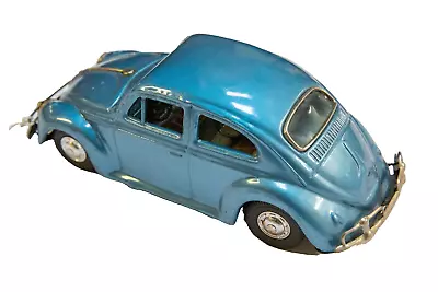 Buy BANDAI 1960s VW SALOON METALLIC BLUE FRICTION DRIVE 1:24 SCALE APPROX. • 135£