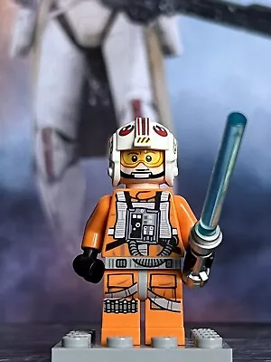 Buy Lego Star Wars Minifigure Luke Skywalker Sw1139 Set 75301 75313 Genuine Rare • 8.99£