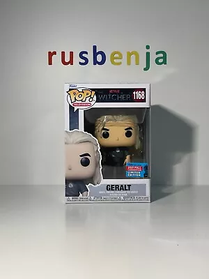 Buy Funko Pop! TV Games The Witcher Geralt Fall Convention #1168 • 14.99£