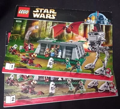 Buy LEGO Star Wars 8038 Battle Of Endor, Complete, With All Minifigs & Instructions • 129.99£