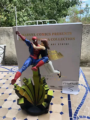 Buy Kotobukiya Marvel Spiderman & Mary-Jane Fine Art Statue - The Amazing Spiderman • 221.90£