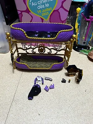Buy Clawdeen Wolf Monster High Bedroom Room To Howl Dead Tired Playset • 41.19£