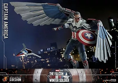 Buy RESTOCK The Falcon And The Winter Soldier Captain America HOT TOYS • 269.69£