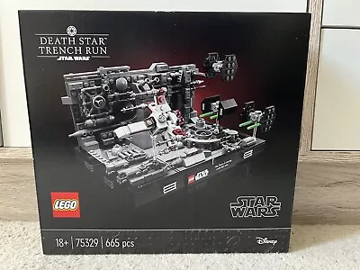 Buy LEGO 75329 Star Wars Death Star Trench Run Diorama Brand New And Sealed • 47£