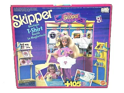 Buy 1990# Barbie Skipper Boutique Shop T-Shirt Mattel New Sealed # RB • 153.31£