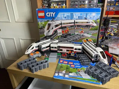 Buy LEGO City Passenger Traiin 60051- 5 Car Set With MOC Observation Car Boxed (80)1 • 139.99£