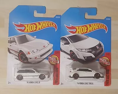 Buy Hot Wheels Then And Now Honda Civic's Long Cards. • 25£