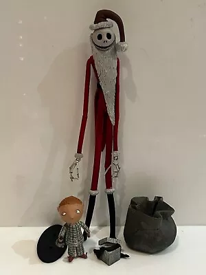 Buy Santa Jack & Sack & Kid - Nightmare Before Christmas - 9  Figure - Neca Series 2 • 27£